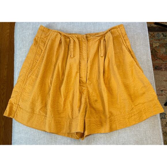 Baum Und Pferdgarten Women's 40 M/L Button Pleated Shorts No Belt Waist 29” - Picture 2 of 11